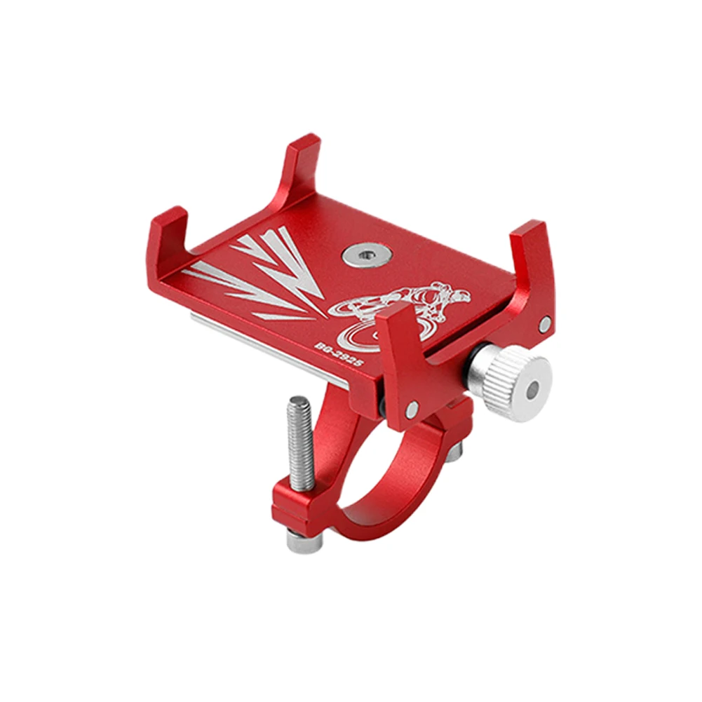 

Bicycle Phone Stand Phone Holder Aluminum Alloy Bicycle Phone Stand Black/Red/Silver MTB Durable And Practical