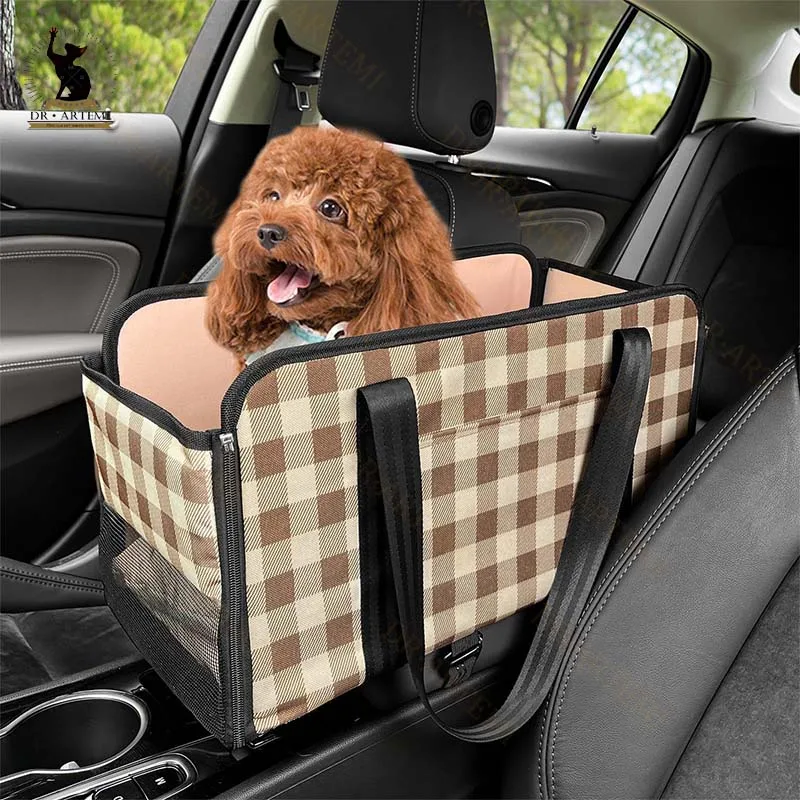 

Portable Cat Dog Bed Travel Central Control Car Safety Pet Seat Oxford Waterproof Fashion Transport Dog Carrier Bag For Small Do