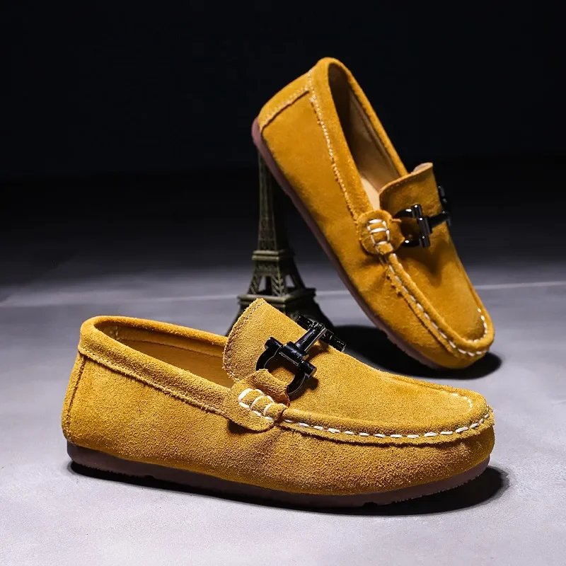 Autumn Winter Kid Casual Slip-on Loafers Shoes Wearable Flats for Boy Teenage Fashion Walking Shoe sports shoes kids sneakers kids shoes kids flats