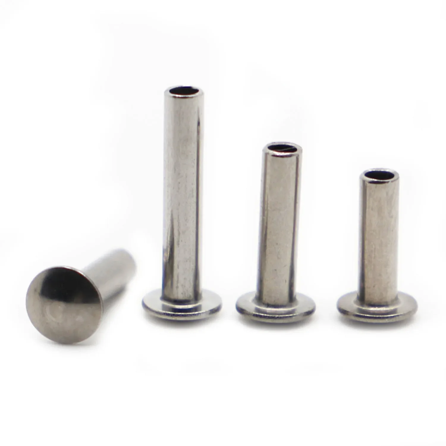 2 Rivetti A Rosetta In Acciaio Inox Per Targhetta VIN Auto AMC – Kit Fissaggio Per Porta, Cofano, Parafango, Antiruggine - 2