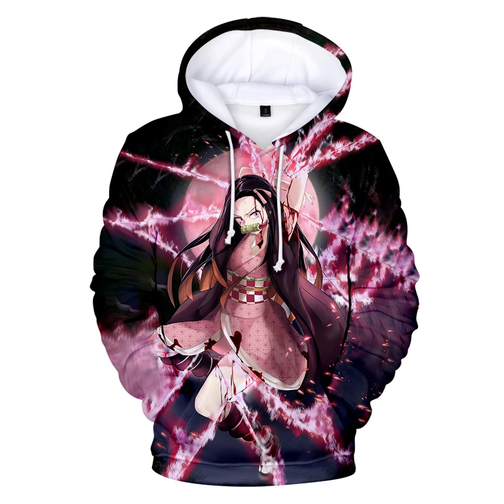 

2023 Anime Demon Slayer Kimetsu No Yaiba 3D Printed Hoodies Men Women Hoodie Harajuku Sweatshirts Boys Girls Tracksuits Clothes