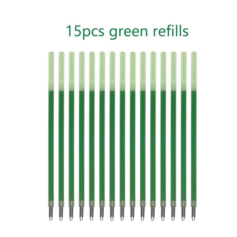 15Pcs Green Refills
