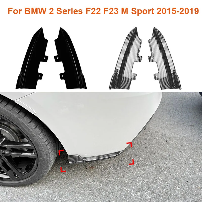 Per Bmw Serie 2 F22 F23 M Sport 2015-2019 Protezione Paraurti Posteriore Auto Paraurti Posteriore Diffusore Splitter Laterale Spoiler Body Kit