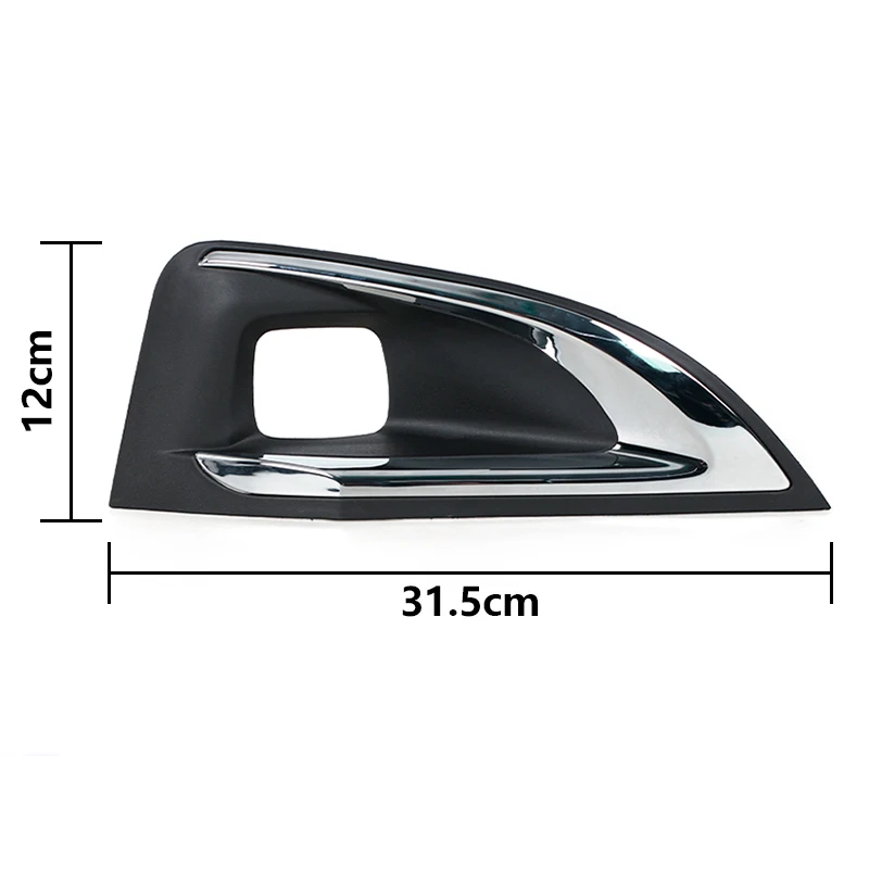 For Peugeot 3008 P84 2016-2019 9817136777 1806095X Front Bumper Fog Light Cover Grille Fog Lamp Grilles Trim Frame Accessories