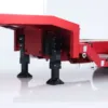 RC Metal Trailer 1/14 Scale 3 Axles Extendible Trailers for Remote Control Tractor Truck Car DIY Models with LED Lights TH24281 4