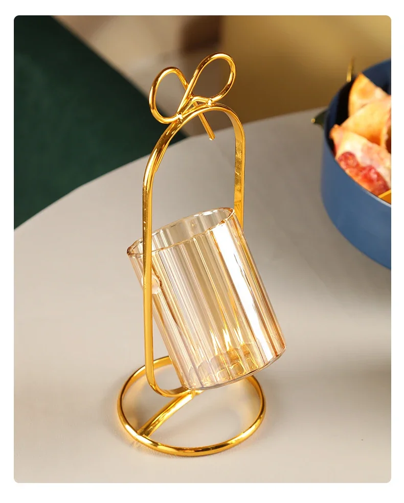 Description Picture 4 of itemStainless Steel Glass Storage Fruit Fork Set Modern Home Kitchen Chopstick Rest