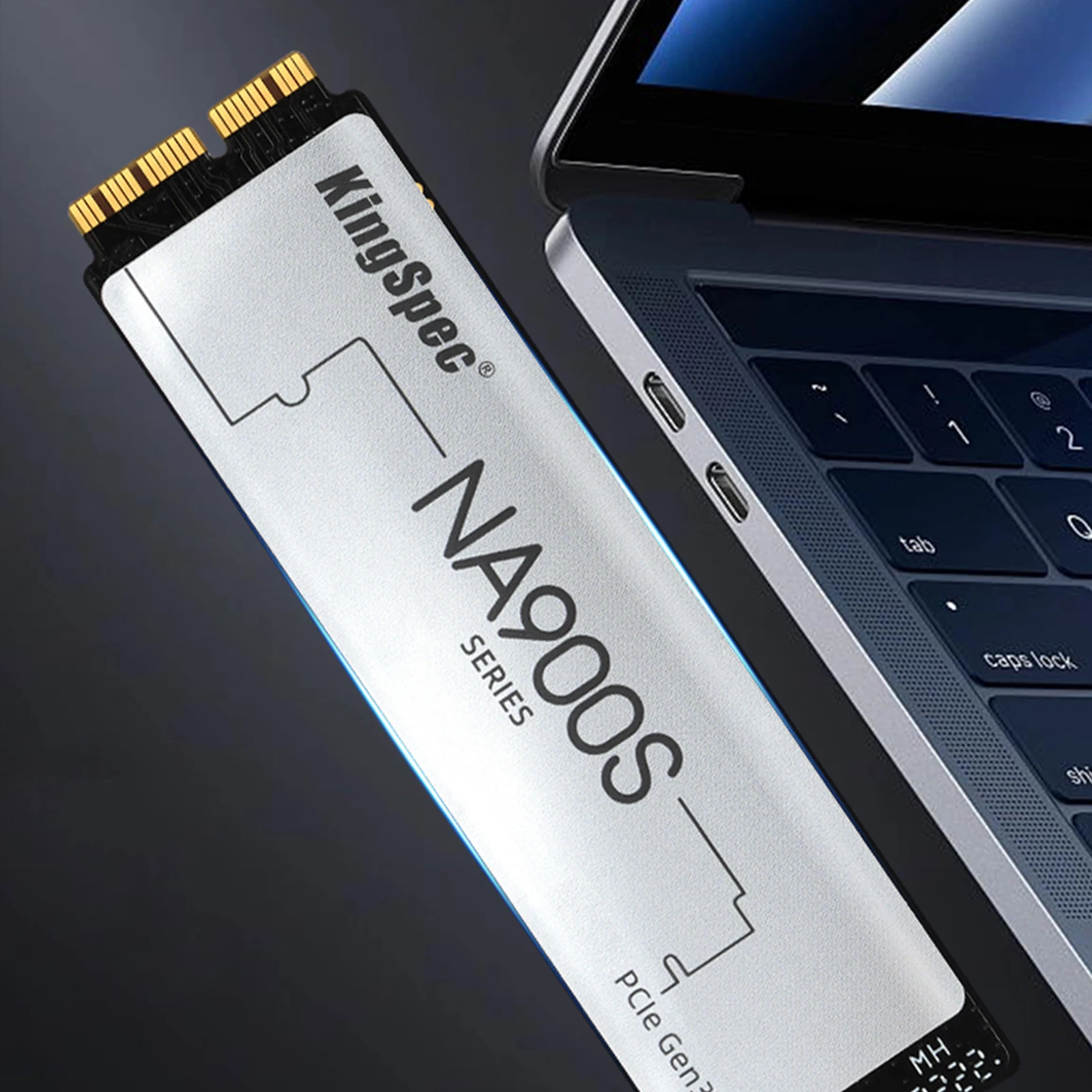 KingSpec SSD M2 NMVe 500G 512G 1TB 2TB M.2 NVME PCIe SSD for Macbook Pro A1502 A1398 Macbook Air A1465 Internal Solid SSD Drive