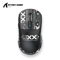 Enhanced Bluetooth Gaming Mouse - Ultra-Precision, Lightweight, Tri-Mode Connectivity (Black Anti-Slip)