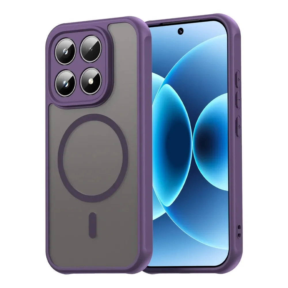 Frosted Skin Feel Magnetic Shockproof Phone Case
