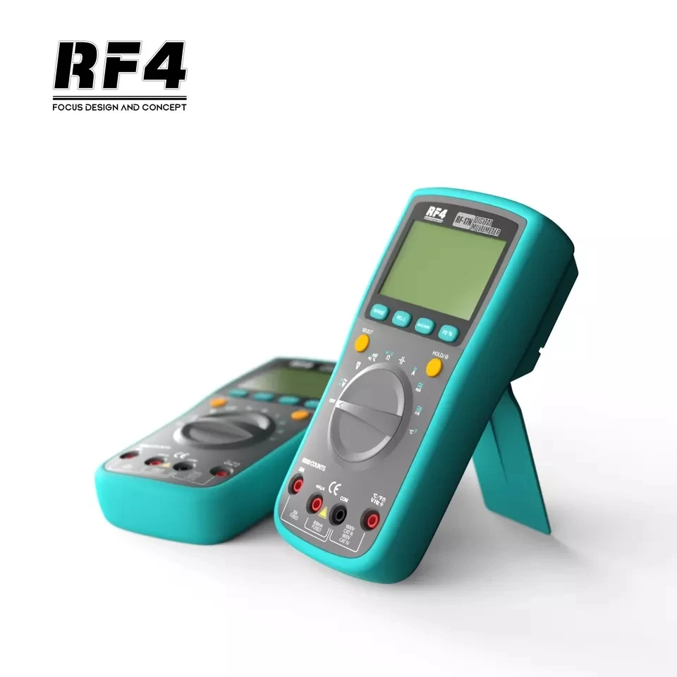 

RF4 Smart Multimeter Digital AC DC 600V Voltage Meter TRMS Ohm Hz Capacitor Tester Mulitmetro Voltmeter Electrical Tools