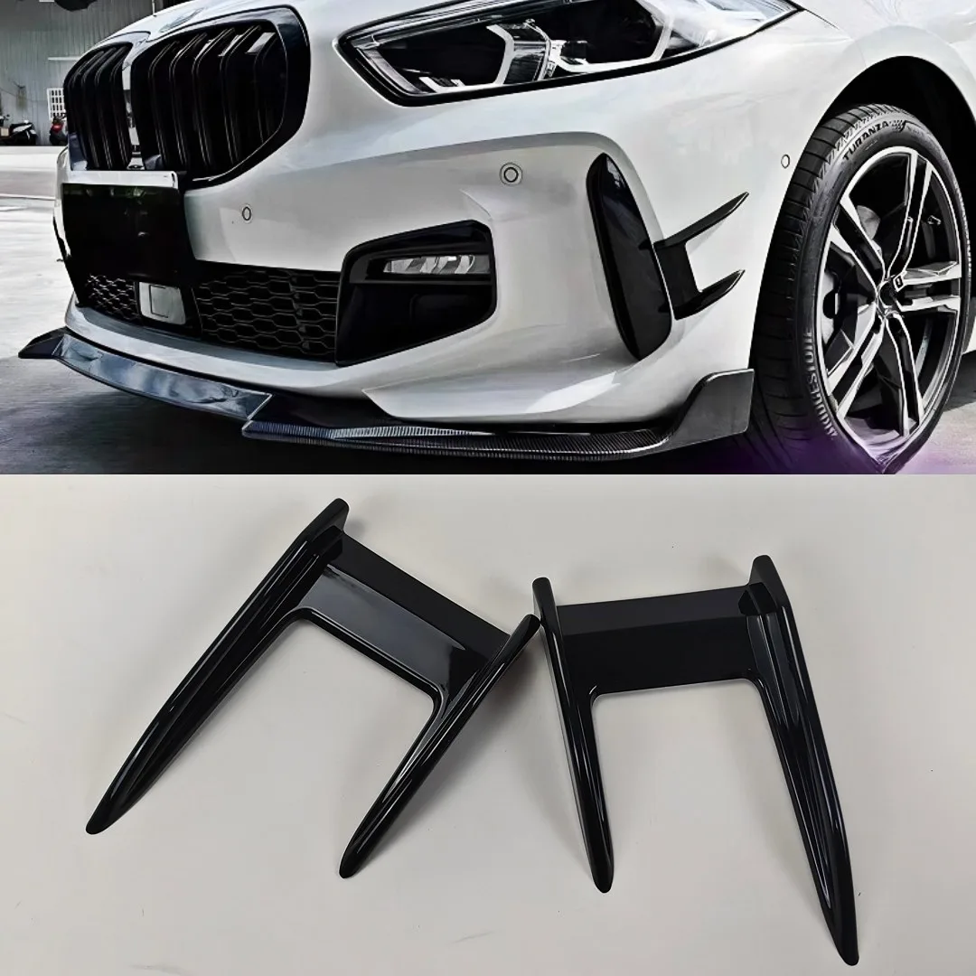 BMW 1시리즈 F40 118i M135i 128ti 120d 2020-2023용 프론트 범퍼 사이드 스플리터 바디킷 튜닝 스타일링 액세서리 익스텐션