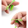 50pcs/Pack Two Color T-tail Soft Bait 9cm/12cm Mixed Color Silicone Fishing Lures Artificial Simulation High Elasticity Wobblers 3