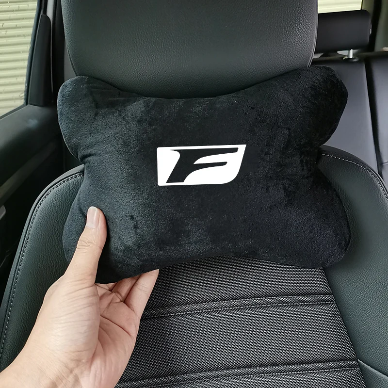 2Pcs Car Seat Headrest Neck Pillows Cushion Accessories For Lexus F LFA ISF  GSF RCF ct200h rx350 400 450h 500h NX GX UX F Sport - AliExpress