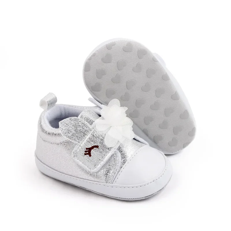Infant Toddler Babies Boys Girls Shoes For Newborn Soft Sole Canvas Solid Footwear Crib Moccasins Letter Print Anti-Slip Shoes 5