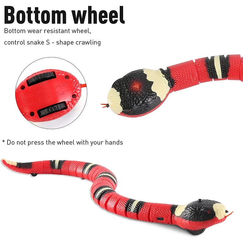 Automático Interativo Snake Teaser for Cats, Smart Sensing Toys, USB  Charging, Acessórios para Pet, Game Play - AliExpress