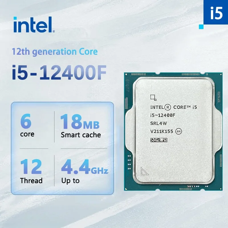 Intel-Core-i5-12400F-CPU-processor-i5-12400F-LGA-1700-New-but-without ...