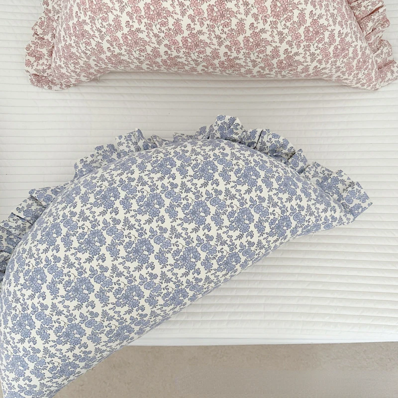 Ins Floral Half Round Throw Pillow Cute Dumpling Back Cushion Baby