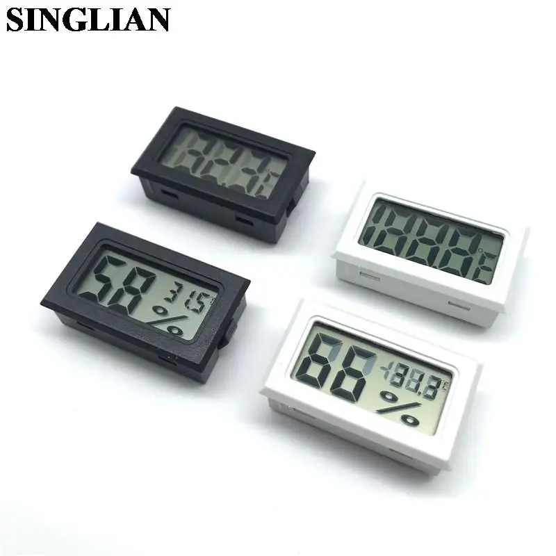 Thermometer Hygrometer Temperature and Humidity Meter Mini Digital LCD Indoor Temperature Sensor Humidity Meter Without Cable