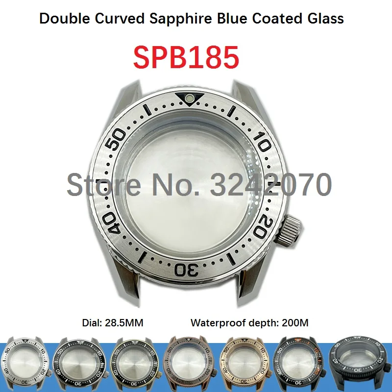 시계 개조 케이스, 28.5mm 다이얼, 사파이어 미러, 3.8 시 핸들, Seko SPB185 SPB187J1 NH35 36 4R 6R 무브먼트에 적합