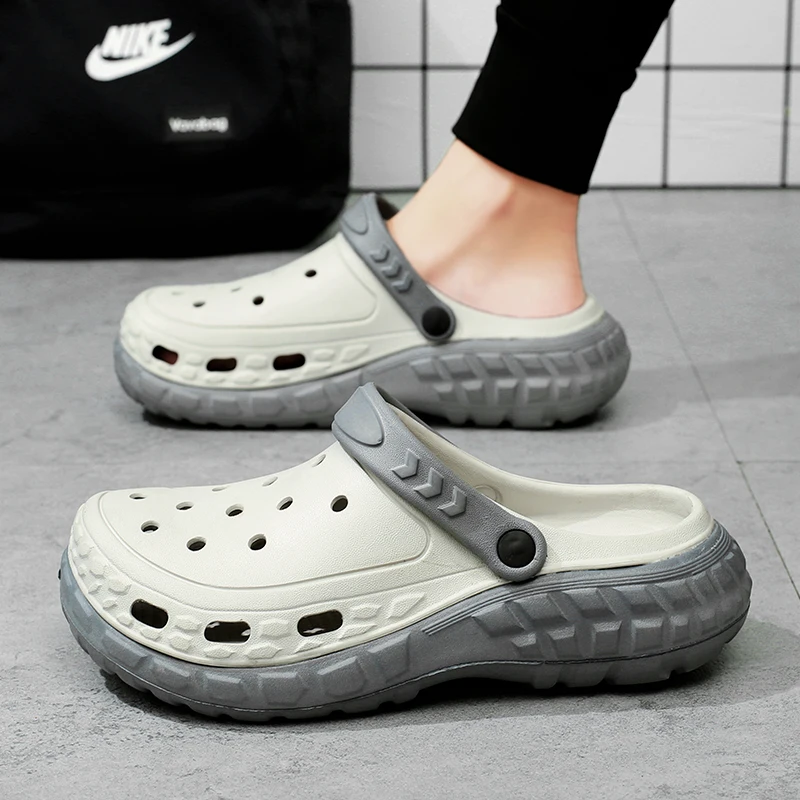 Fashion Designer Sandals For Men Classic Platform Casual Men's Clogs Outdoor Beach Non-slip Summer Sandal Man sandalias hombre