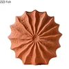 Minimalism Shell Shaped Ceramic Vase Hydroponics Floral Vases Orange Conch Flowers Pots Flower Arrangement Desk Decoration 6
