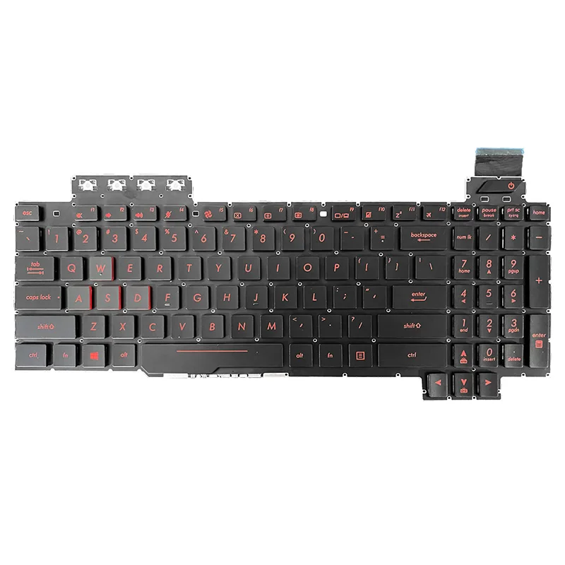 New Laptop Keyboard For Asus FX63 FX63V FX503VM FX503VD ZX63VE FZ63V GL503VS ZX63V FX63VD