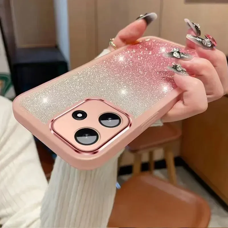 Bling Glitter Silicone Camera Protector Soft Cover