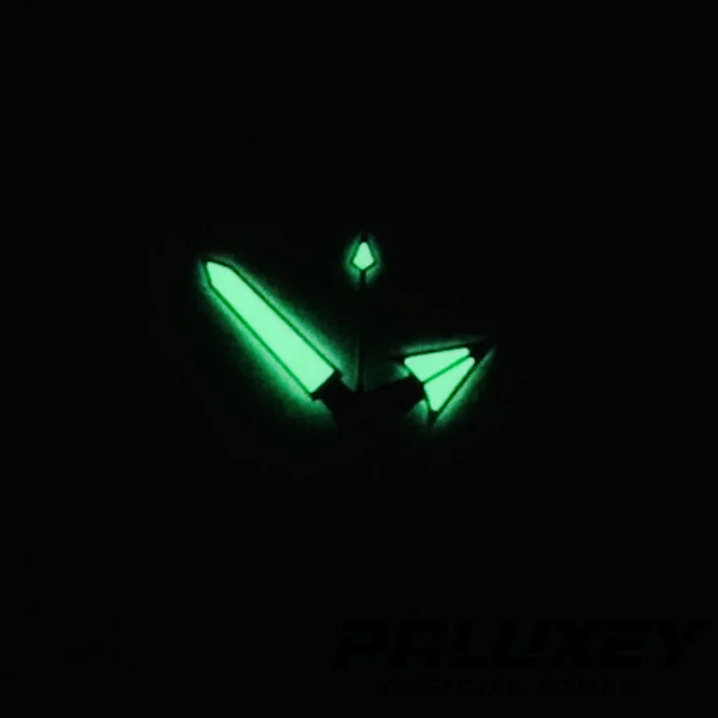 Black Gray Green Luminous Watch Hands