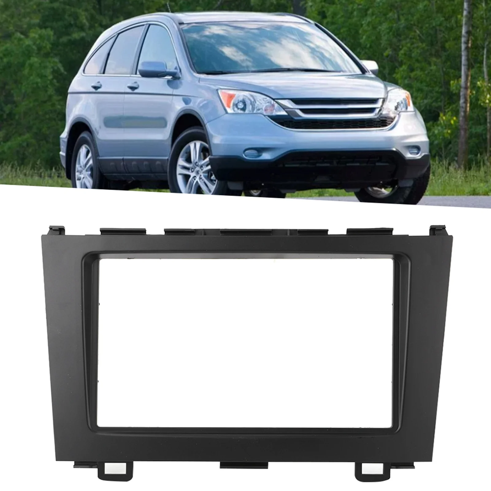2 Din Car DVD Stereo Radio Navigation Fascia Dash Panel Frame Trim Kit Fit For Honda CRV CR-V 2007 2008 2009 2010