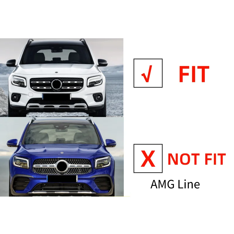 メルセデス・ベンツGL-B ダイアモンドグリル 楽天市場】フロントグリル 交換用 ベンツ GLBクラス(X247後期