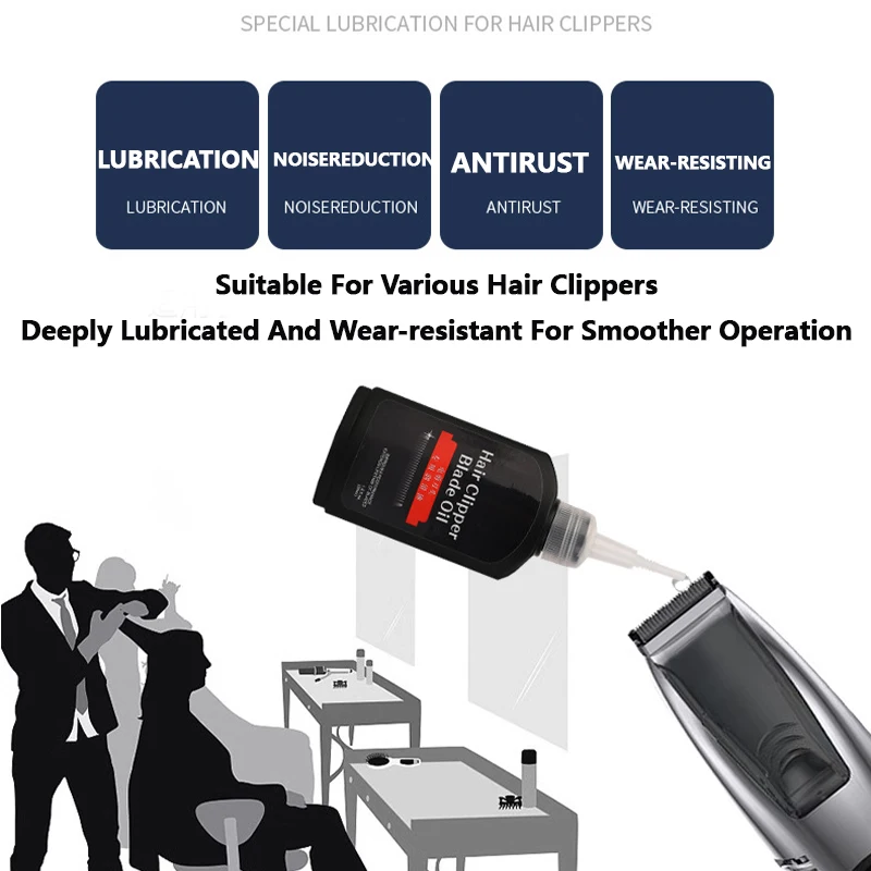 Lubricant 60ml/120ml Hair Trimmer Cutter Repair Rust Prevention Maintenance Oil Electric Clipper Shaver Noise Reduction Repair