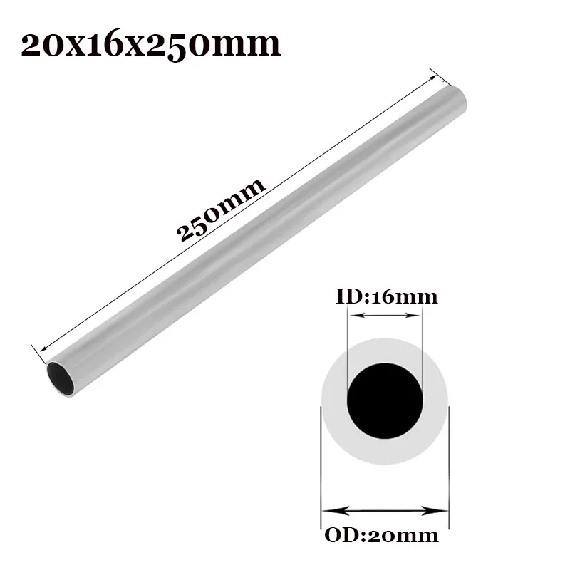 Tube Aluminium 6061 - Diamètre 1/2 Pouce (0.500 OD) - Longueur 36 Pouces - Paroi 0.120" - Neuf
