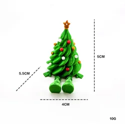 Articulated 3D Printed Christmas Tree - Colorful Interactive Tabletop Decor and Fun Ornament Gift (A)