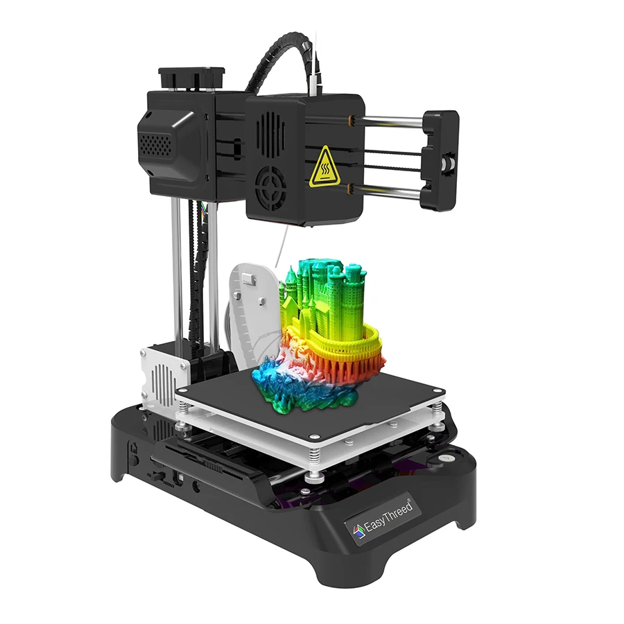 K9 EasyThreed K7 3D Printer Mini Quick Install One-click Printing Silent Mainboard Impresora 3d Printer Kit For DIY Kids Gift