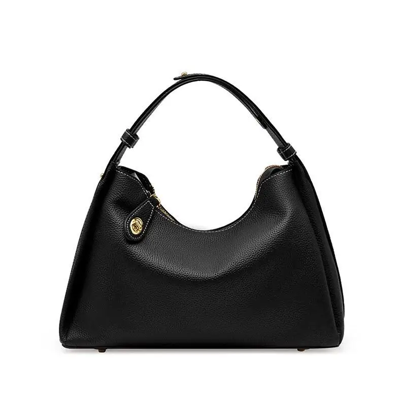 thumbnail image 1 of 2024 Nuevo bolso de mano de piel de vaca de capa superior de alta calidad de moda de lujo ligero Bolso de hombro versátil simple e informal para mujer de moda, 1 of 5