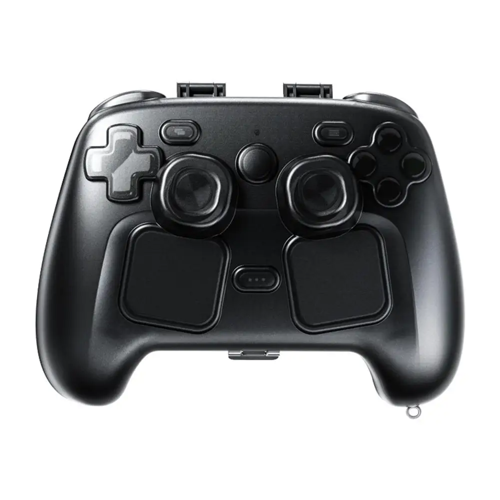 Transparente schwarze Schutzhülle gegen Stürze für Steam Controller 2_voghion.com