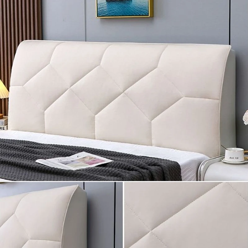 탄성 모든 항목을 포함하는 다이아몬드 질감 침대 헤드 커버 방수 기술 천 두꺼운 퀼트 패딩 침대 옆 헤드보드 커버