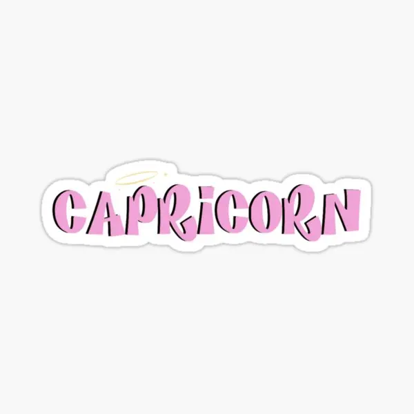 

Capricorn Zodiac Bratz 5PCS Car Stickers for Stickers Wall Fridge Kid Window Bumper Print Car Laptop Room Water Bottles Anime