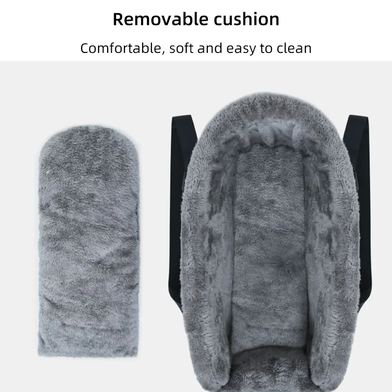 Pets Safety Seat Box Control Console Pet Nest Travel Portable Pet Dog Car Seat Car Armrest Thicken Plush Box For Small Dog Cat dog car seat