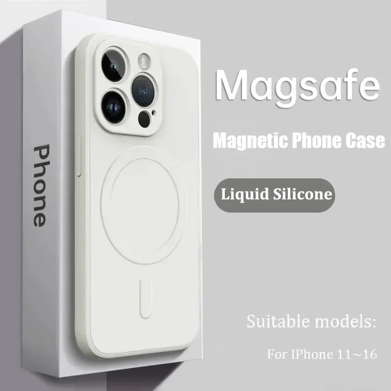 Premium Liquid Silicone MagSafe Shockproof Case - Luxury Protective Cover Accessories