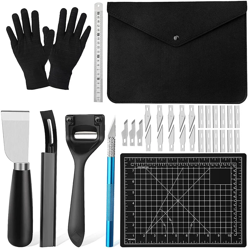 Promotion! Metal Leather Skiver Sets Working Tools With Replacement Blade Cutting Tool Strap Cutter T |