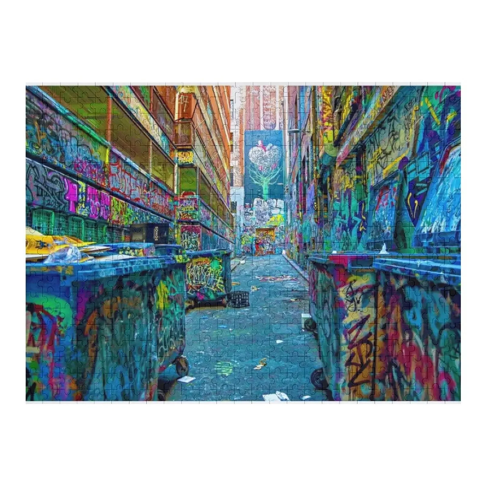 Laneway Melbourne Jigsaw Puzzle Personalised Toys Customized Picture Puzzle