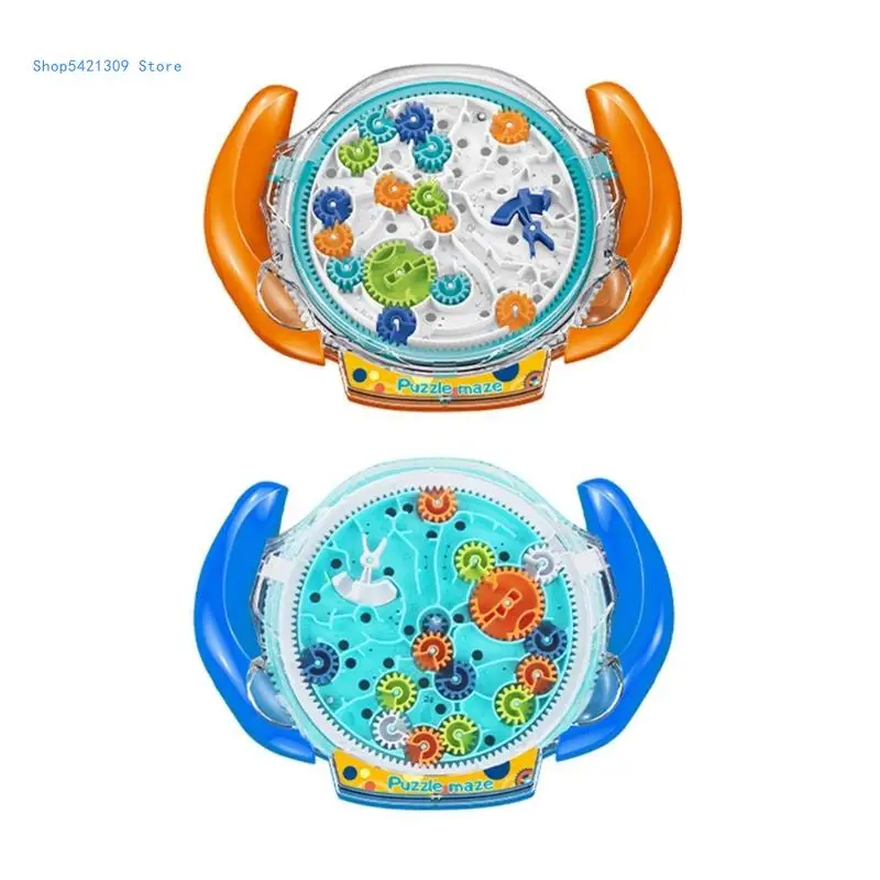 

85WA Забавный лабиринт-головоломка, тренировка баланса рук, настольная игра, креативная игра для мозга, GearPuzzle для рук и