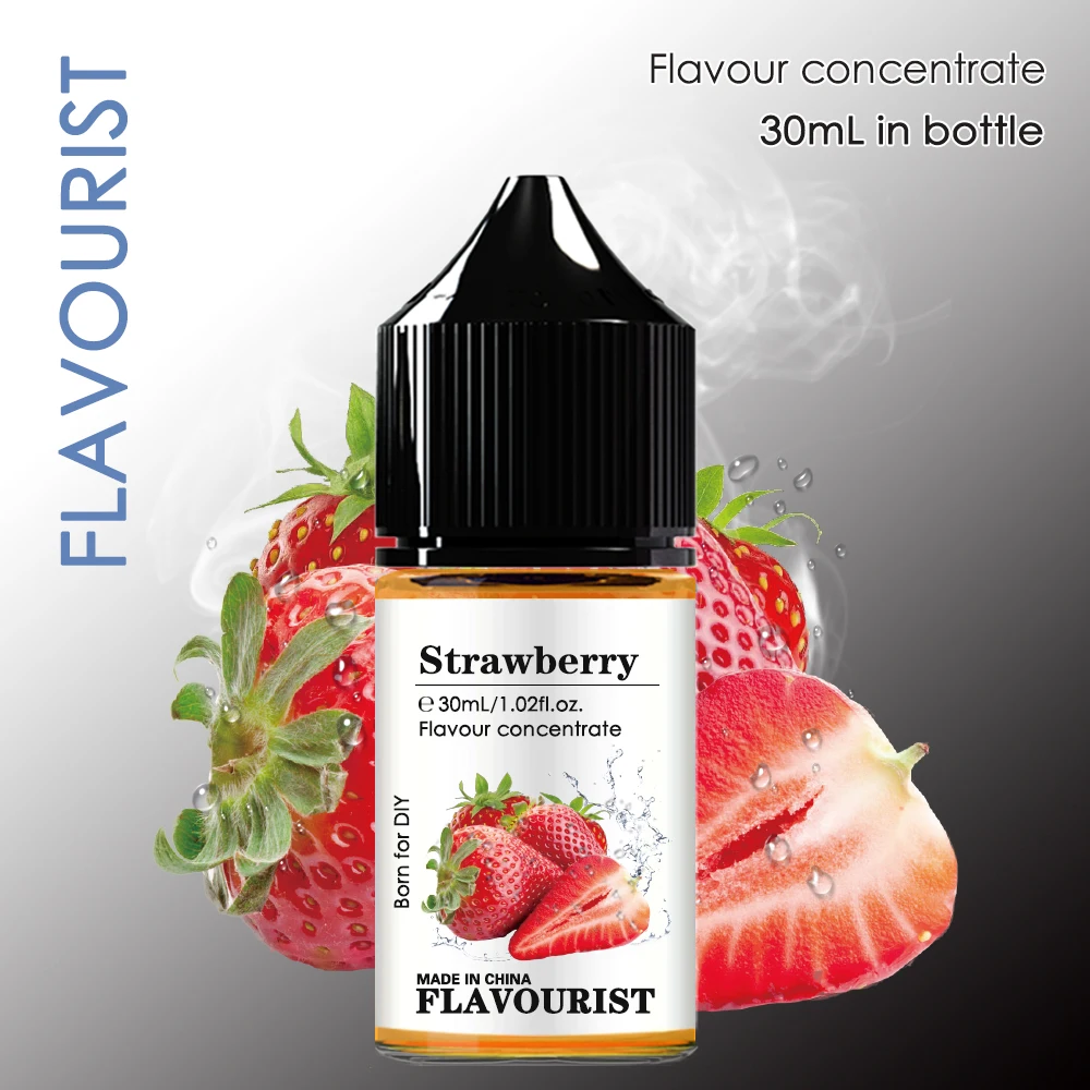 Strawberry flavoring Ripe strawberry aroma flavor Water solubility Natural flavors Concentrate