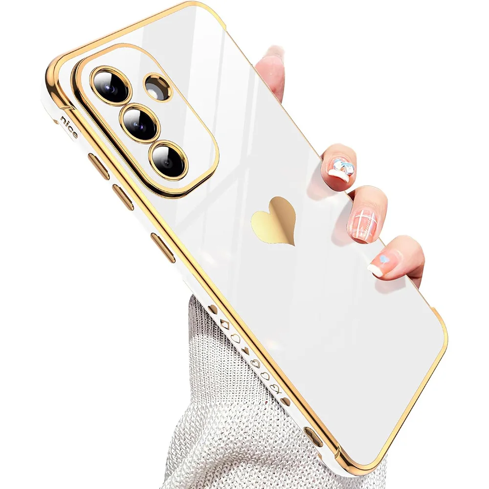 Luxury Plating Silicone Soft Case - Glitter Love Candy Color Glossy Finish