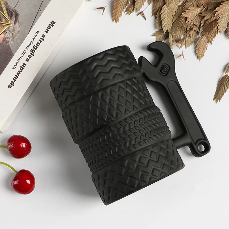 كوب قهوة سيراميك إطار كبير