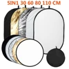 60/30CM 12 Inch Reflector 5 in 1 Photos Round Reflector For Photography Light Diffuser Photo Studio Accessory Handhold Portable 1