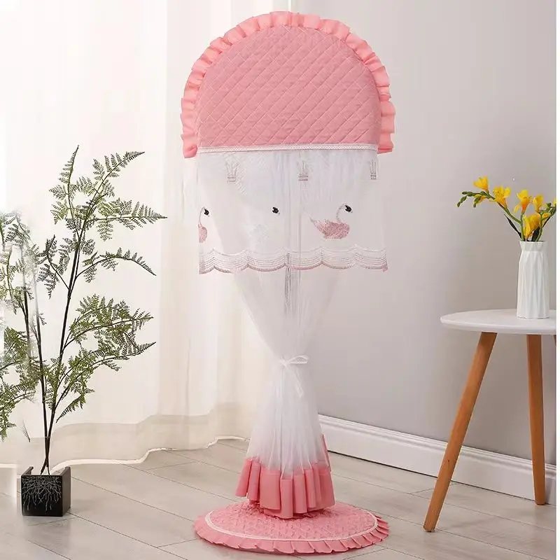 Household Electric Fan Cover Cotton Fabric Cloth Fan Cover Floor Type Protective Dustproof ZE849