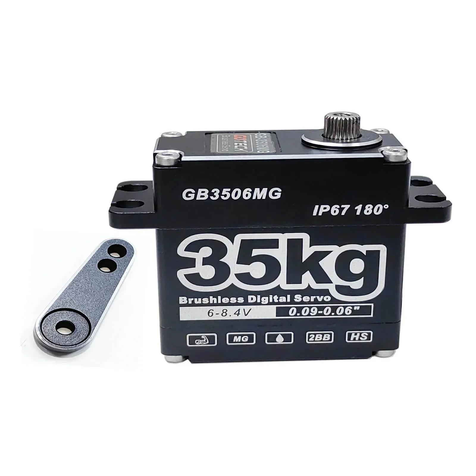 RC Servo 25kg 35kg 45kg Metal Waterproof Servo For RC 1/10 1/8 Traxxas TRX4 Axial SCX10 Crawler Car Robot Truck Robot Parts 4