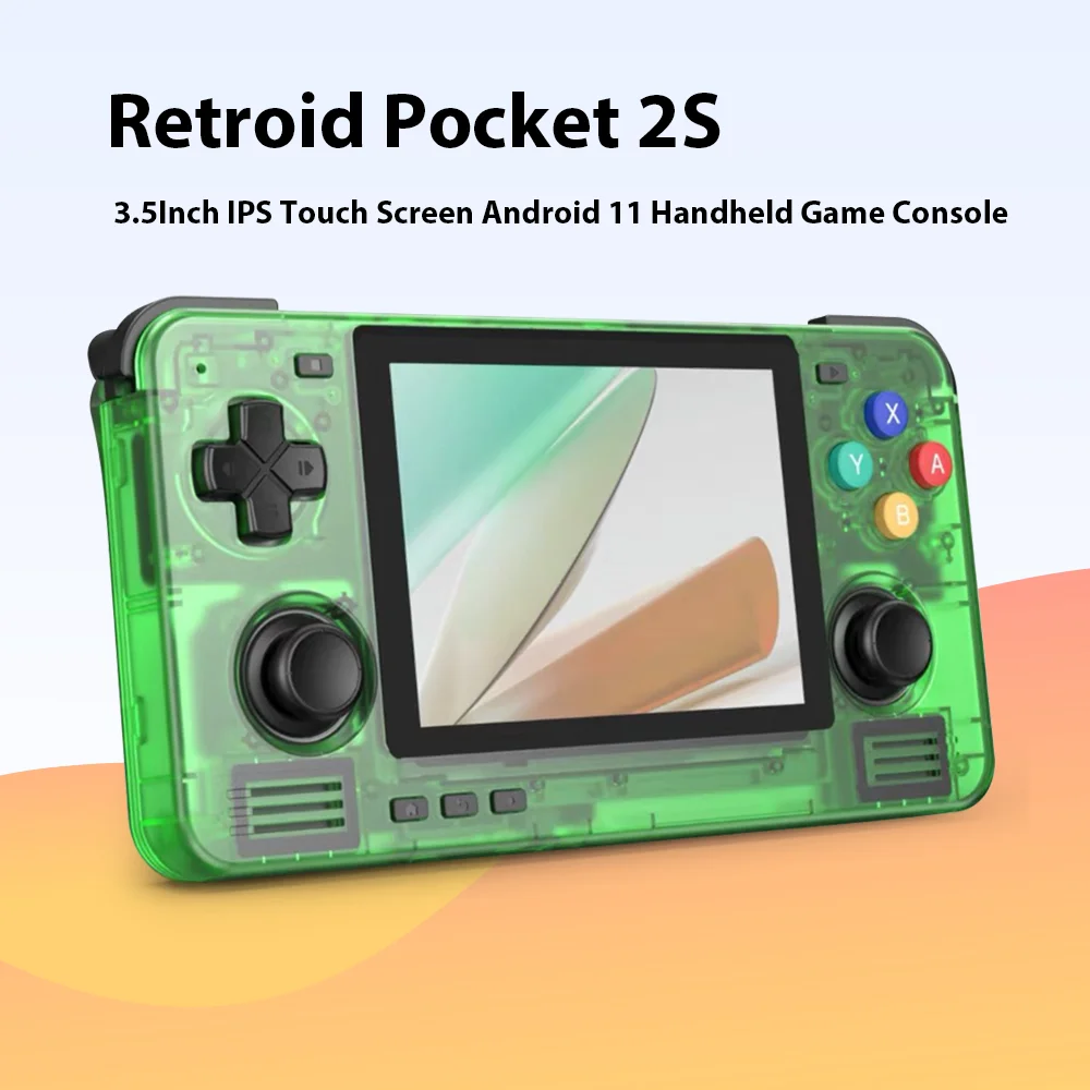 Retroid Pocket-2sハンドヘルドゲームコンソール,3.5インチタッチ 